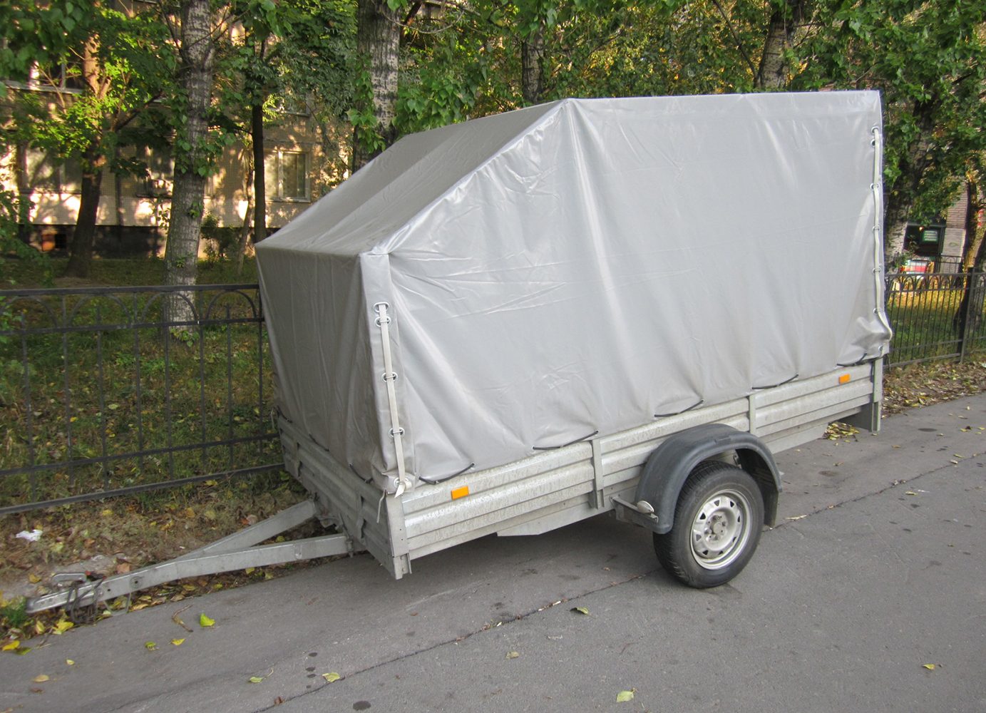 Прицеп МЗСА-817703 крытый, обтекаемый — аренда в Санкт-Петербурге